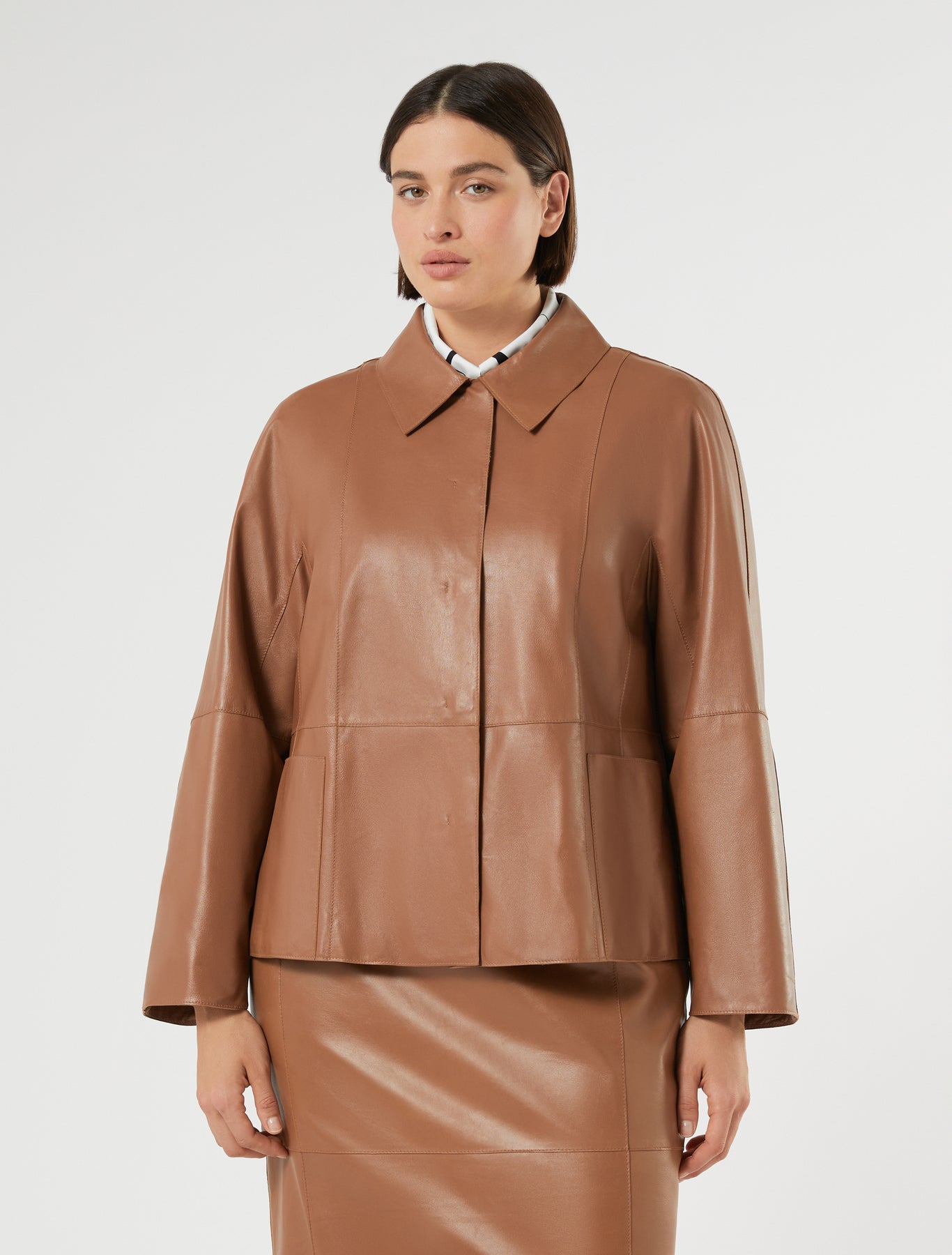 Nappa leather jacket