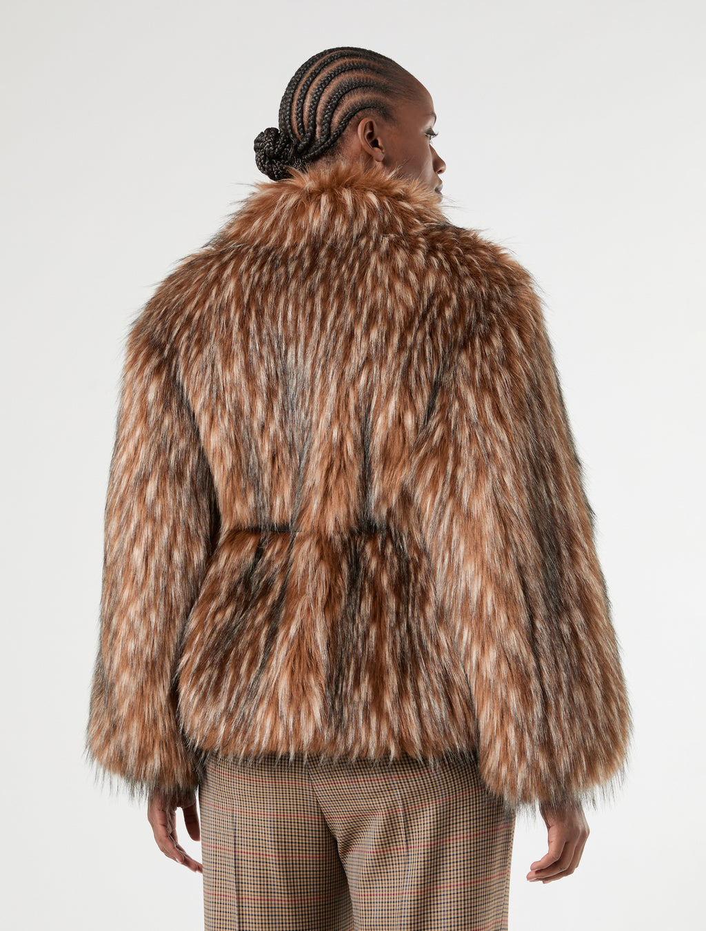 Marina Rinaldi fluffy-textured jacket for woman