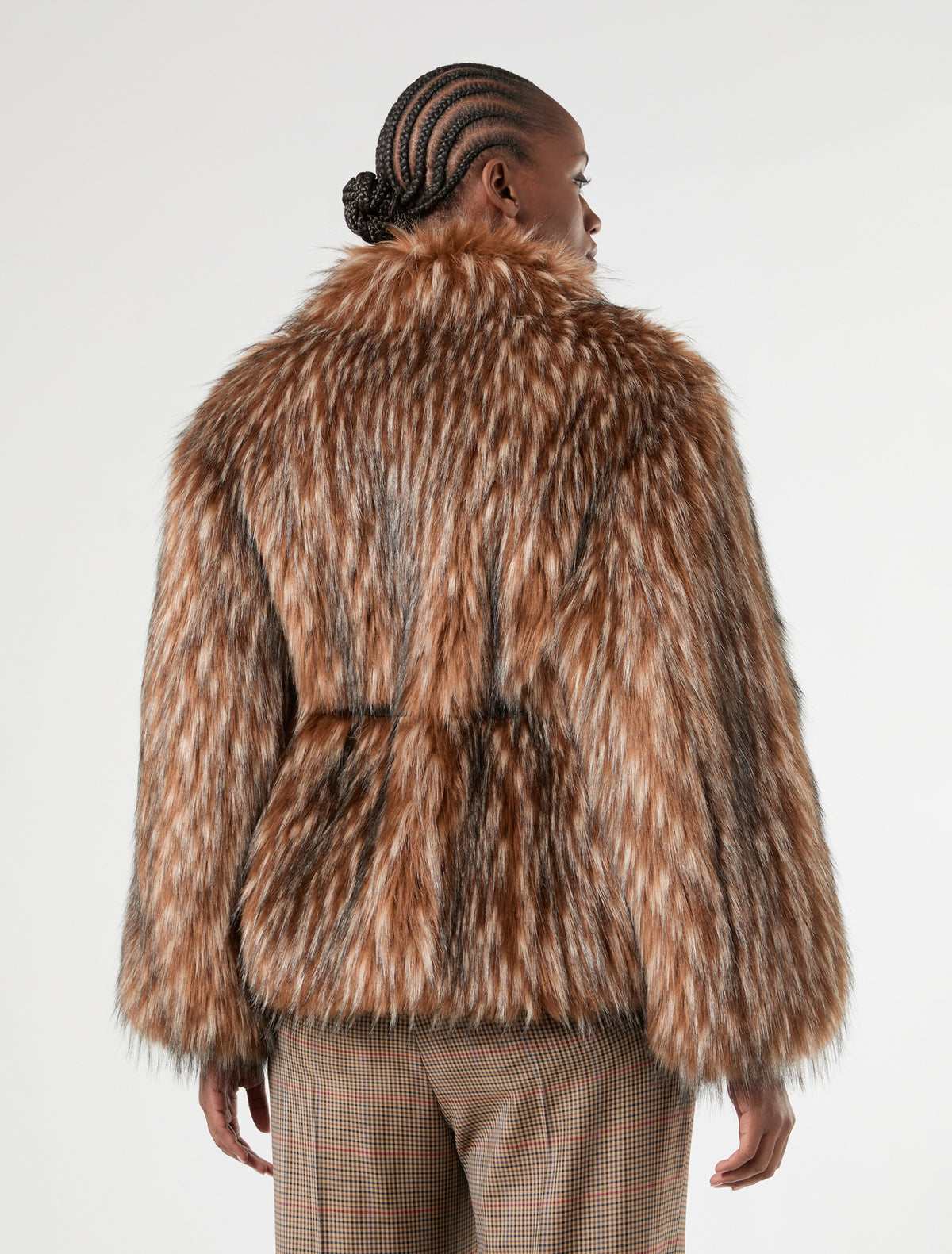 Marina Rinaldi fluffy-textured jacket for woman