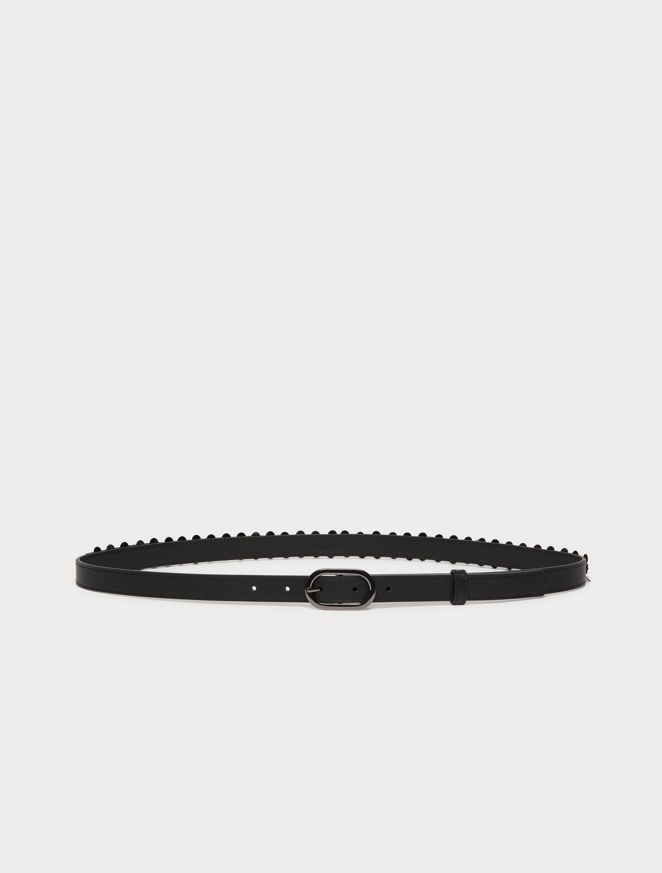 marina rinaldi embroidered leather belt for woman