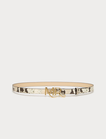 marina rinaldi leather belt for woman