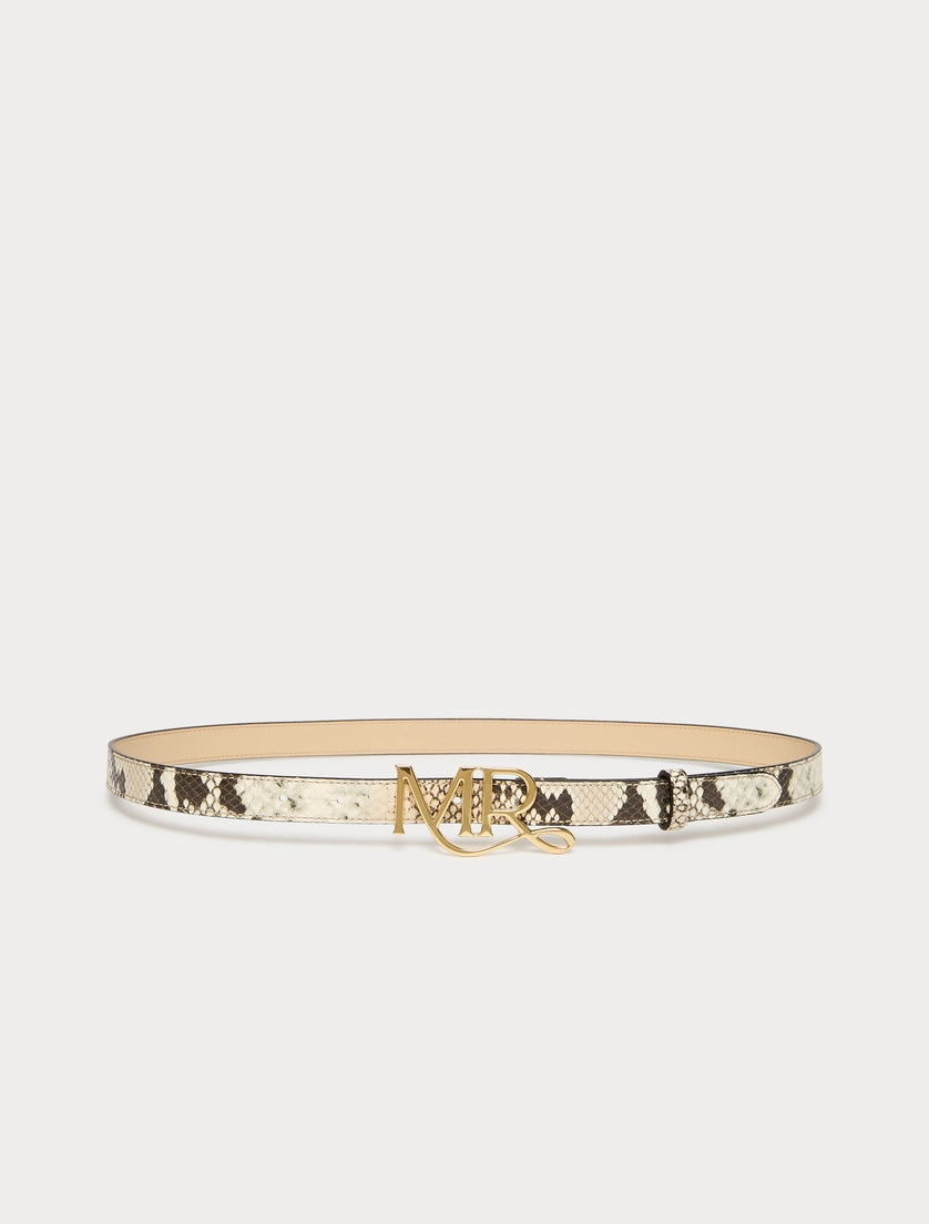 marina rinaldi leather belt for woman