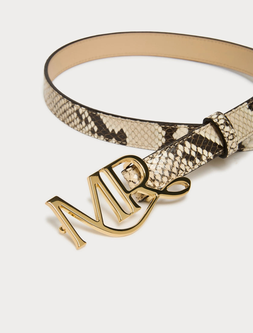 marina rinaldi leather belt for woman