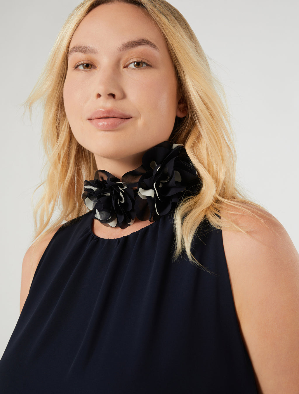 marina rinaldi georgette tubular belt for woman