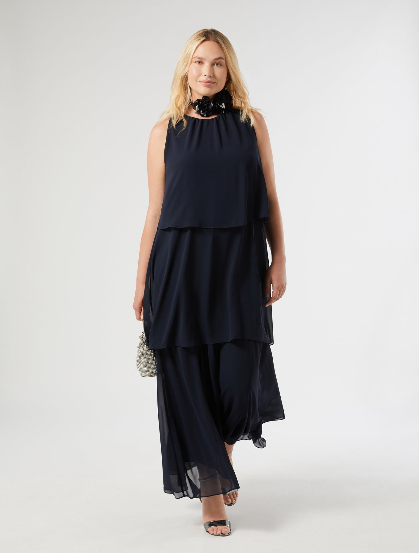marina rinaldi georgette tubular belt for woman