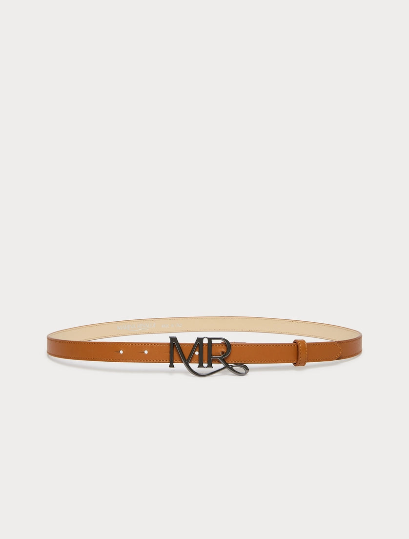 marina rinaldi leather belt for woman