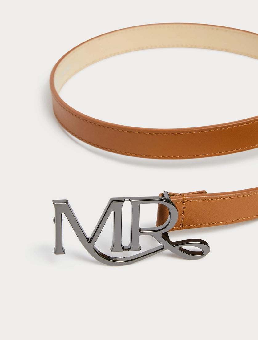 marina rinaldi leather belt for woman
