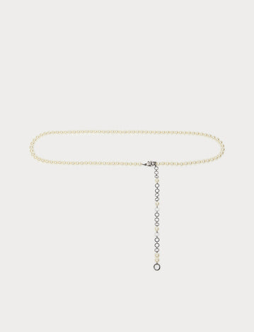 Marina Rinaldi pearl-adorned belt for woman