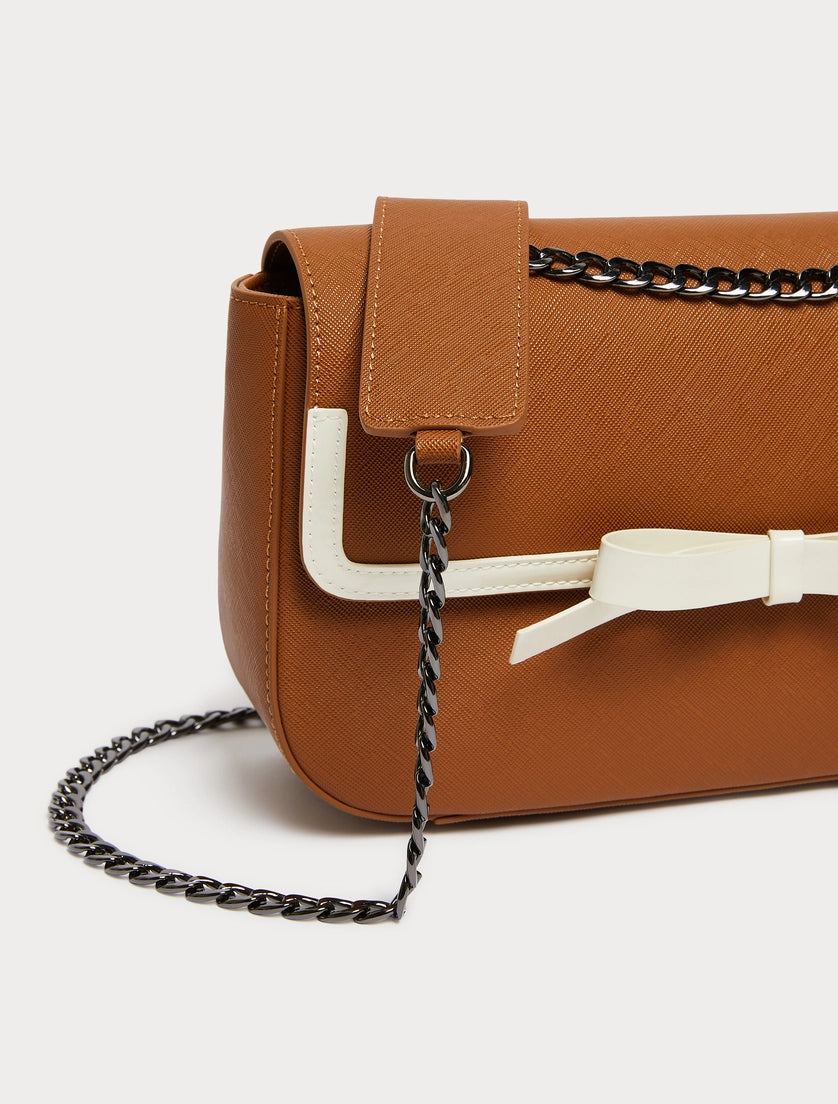 marina rinaldi bow-detail bag for woman