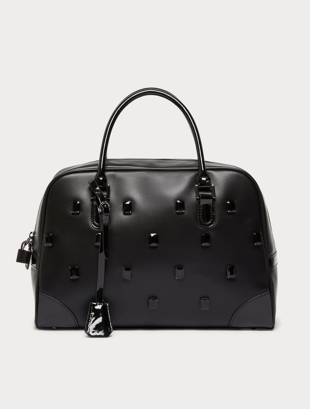 Bag with cabochon embroidery