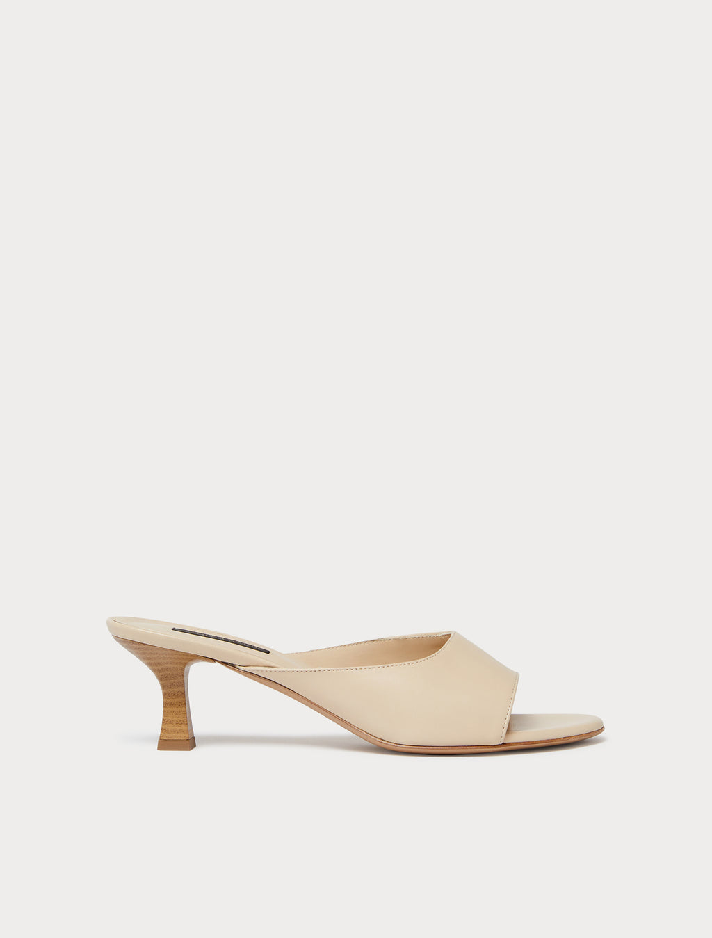 Nappa leather mules
