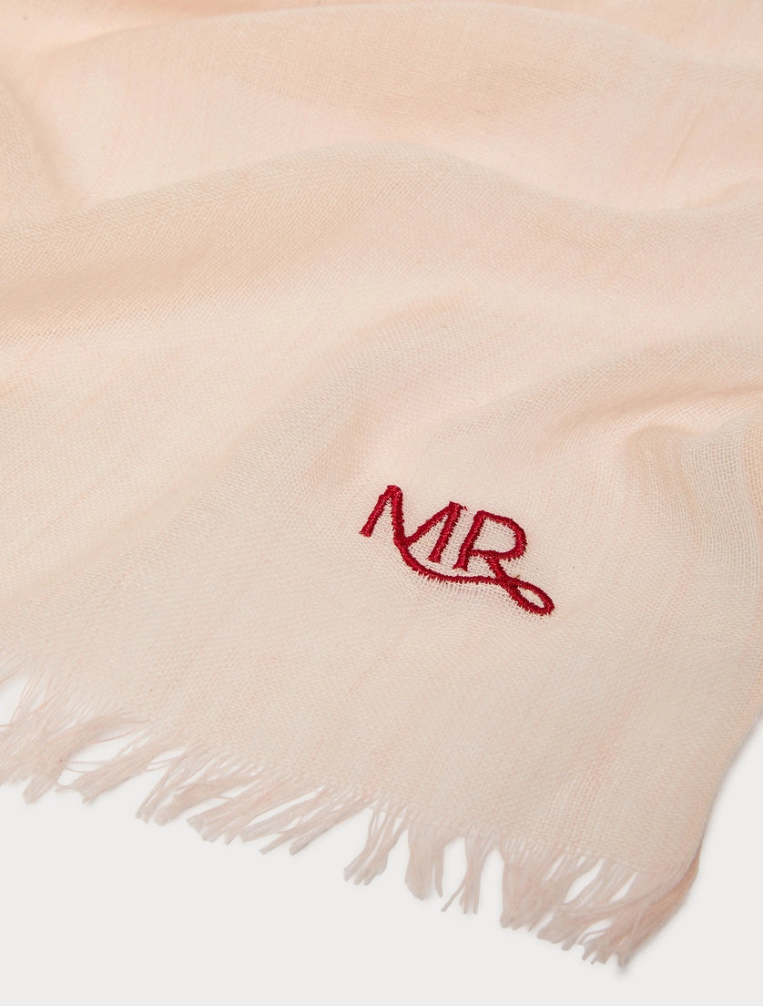 marina rinaldi cotton and linen stole for woman