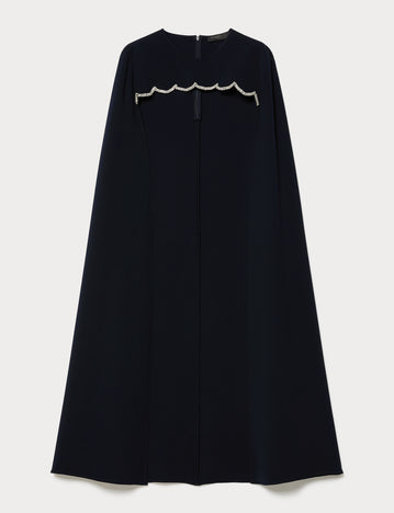 Embroidered cady cape