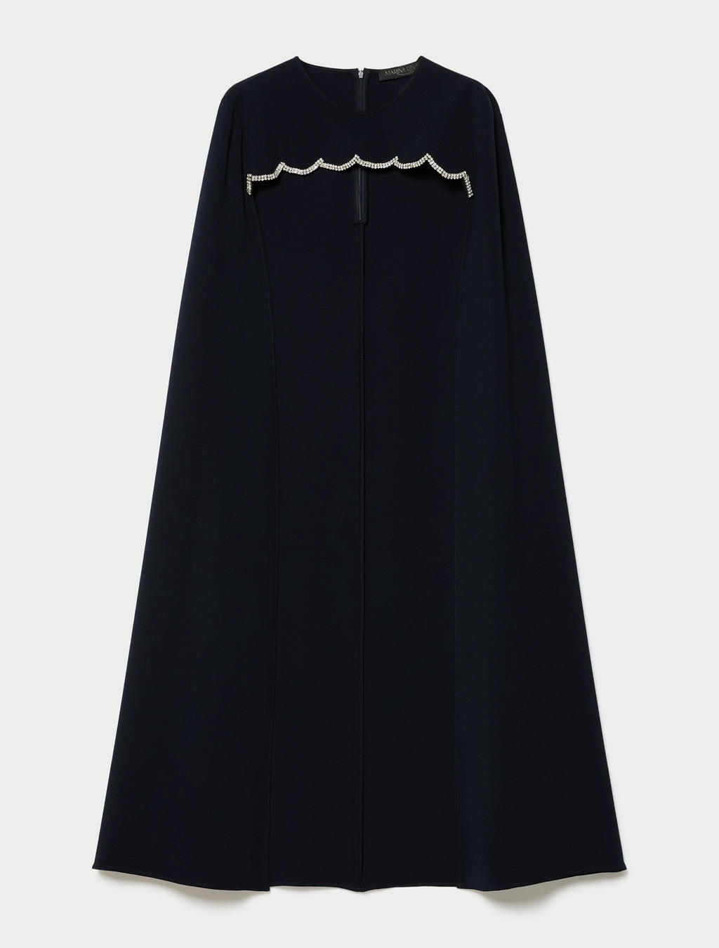 Embroidered cady cape