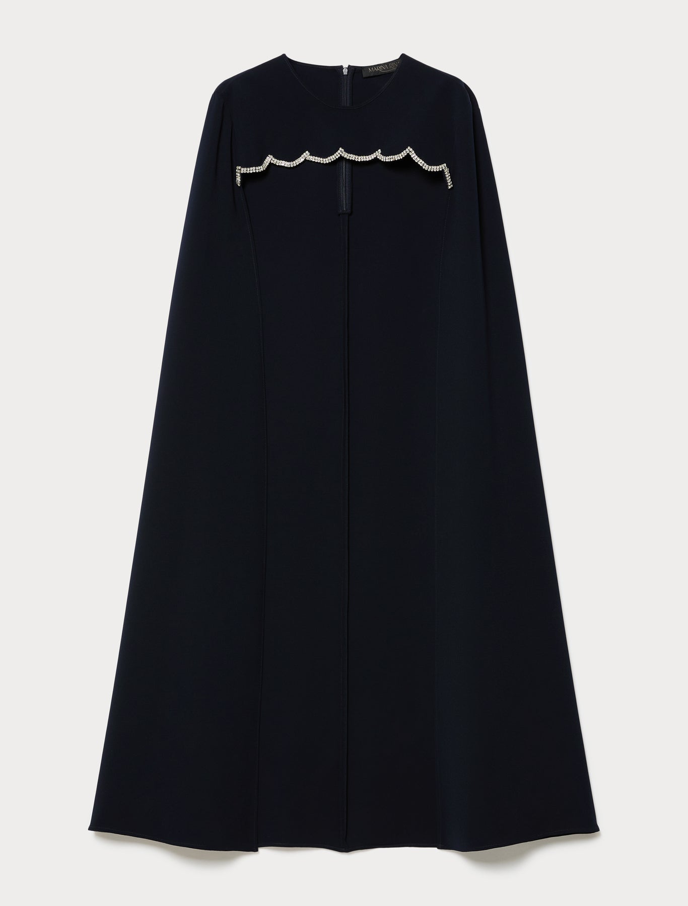 Embroidered cady cape