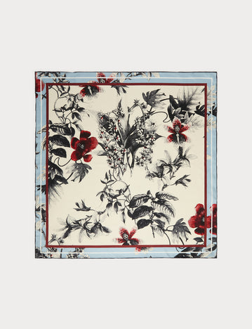 Marina Rinaldi silk twill scarf for woman