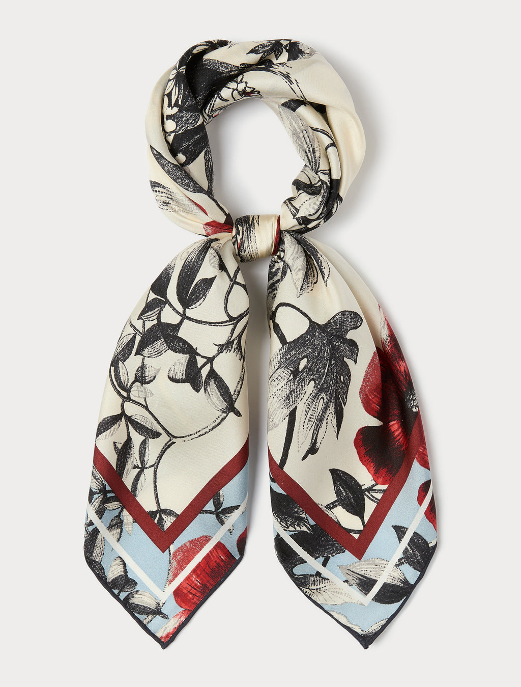 Marina Rinaldi silk twill scarf for woman