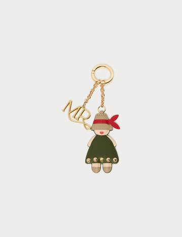 marina rinaldi branded keyring charm for woman