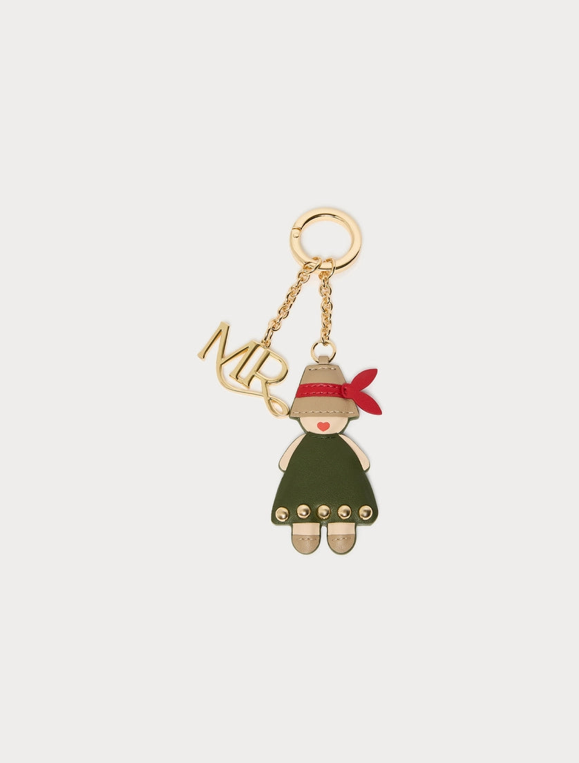 marina rinaldi branded keyring charm for woman