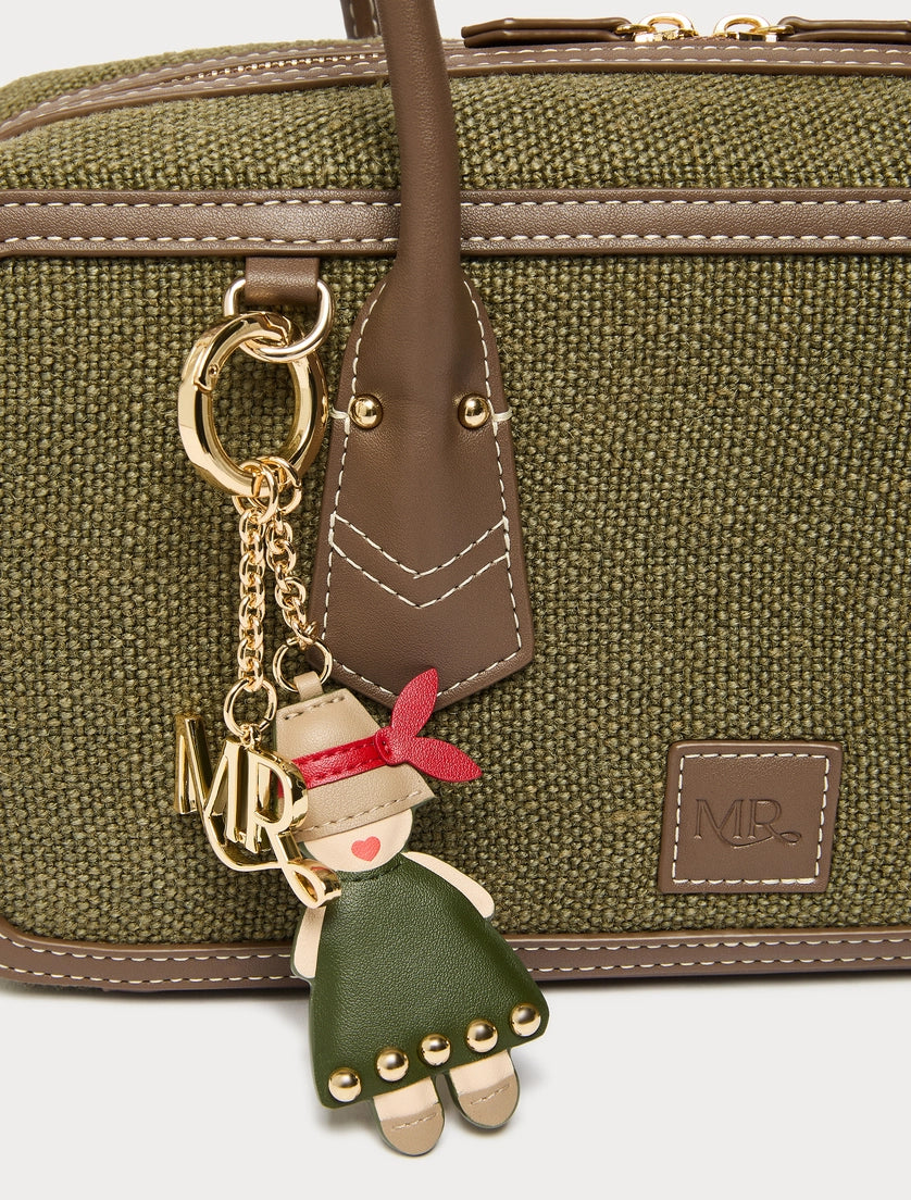 marina rinaldi branded keyring charm for woman