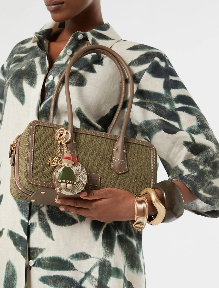 marina rinaldi branded keyring charm for woman
