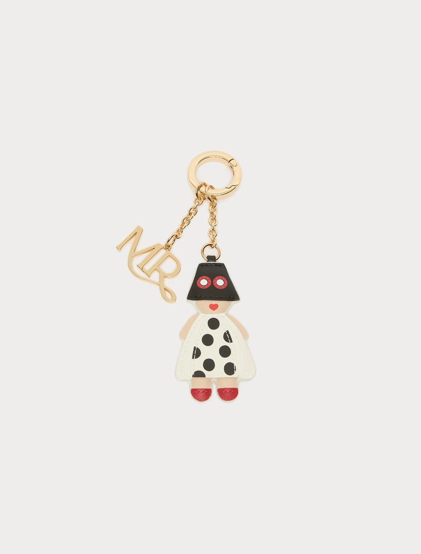 marina rinaldi branded keyring charm for woman