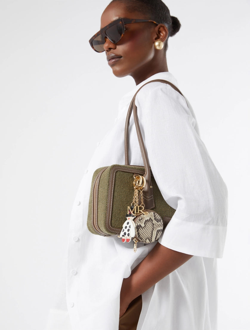marina rinaldi branded keyring charm for woman