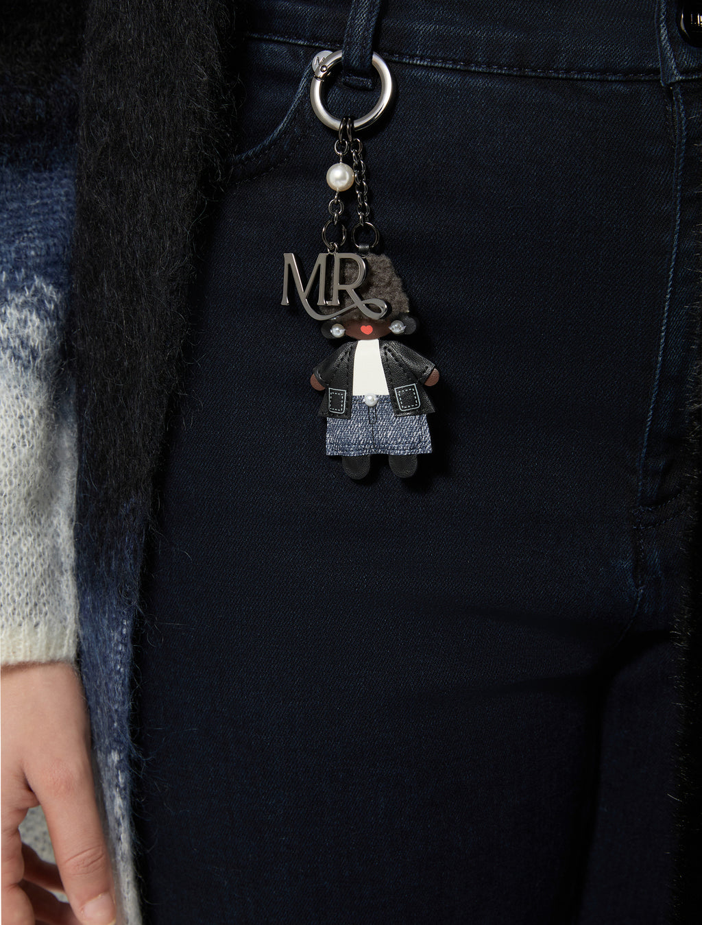 Marina Rinaldi branded keyring charms for woman