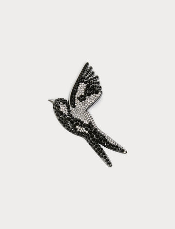 marina rinaldi rhinestone brooch for woman