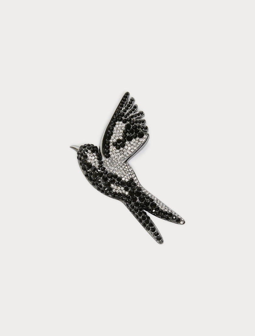 Rhinestone brooch