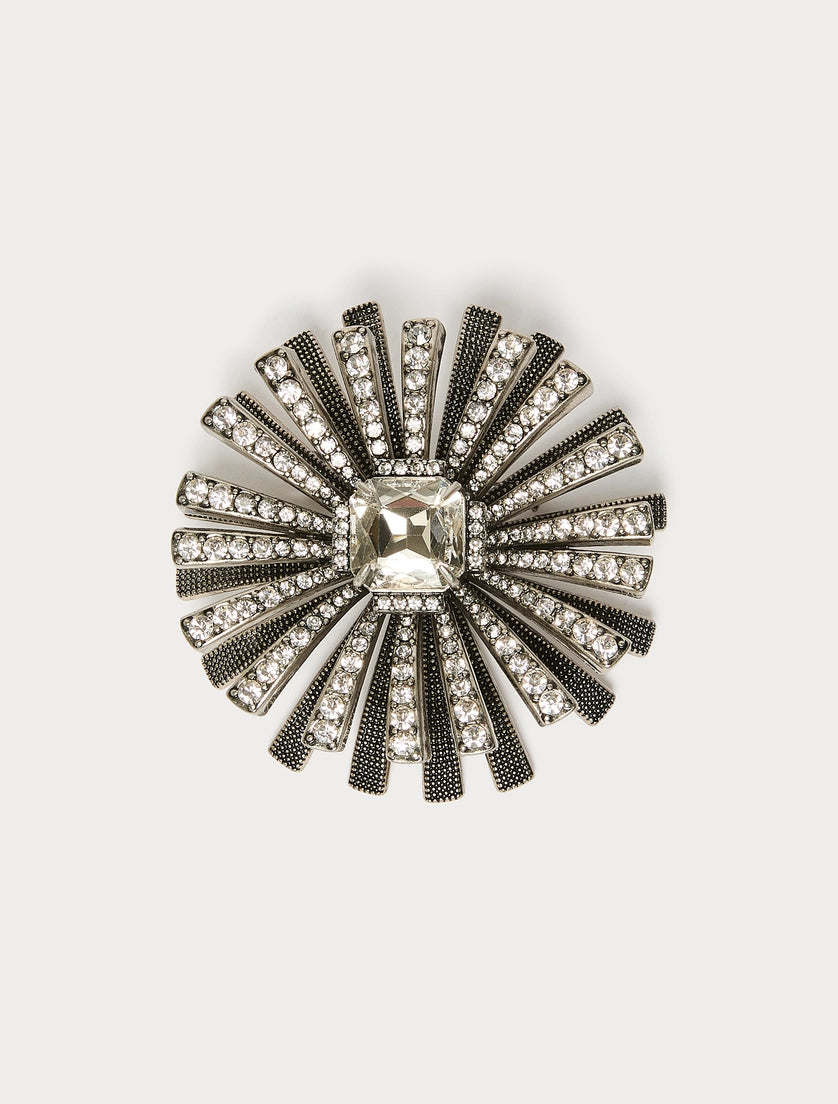 Rhinestone brooch