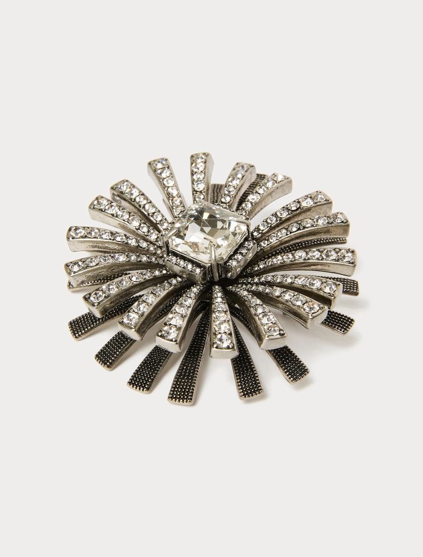 Rhinestone brooch