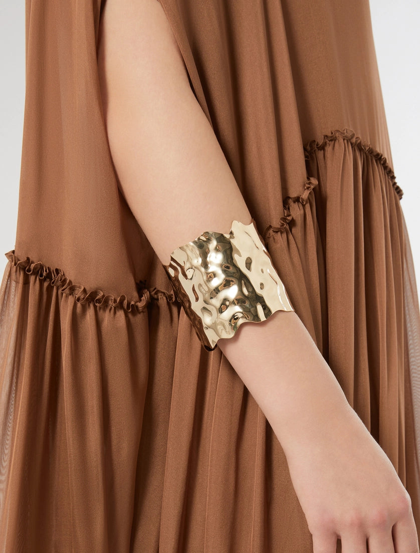 Hammered metal bracelet