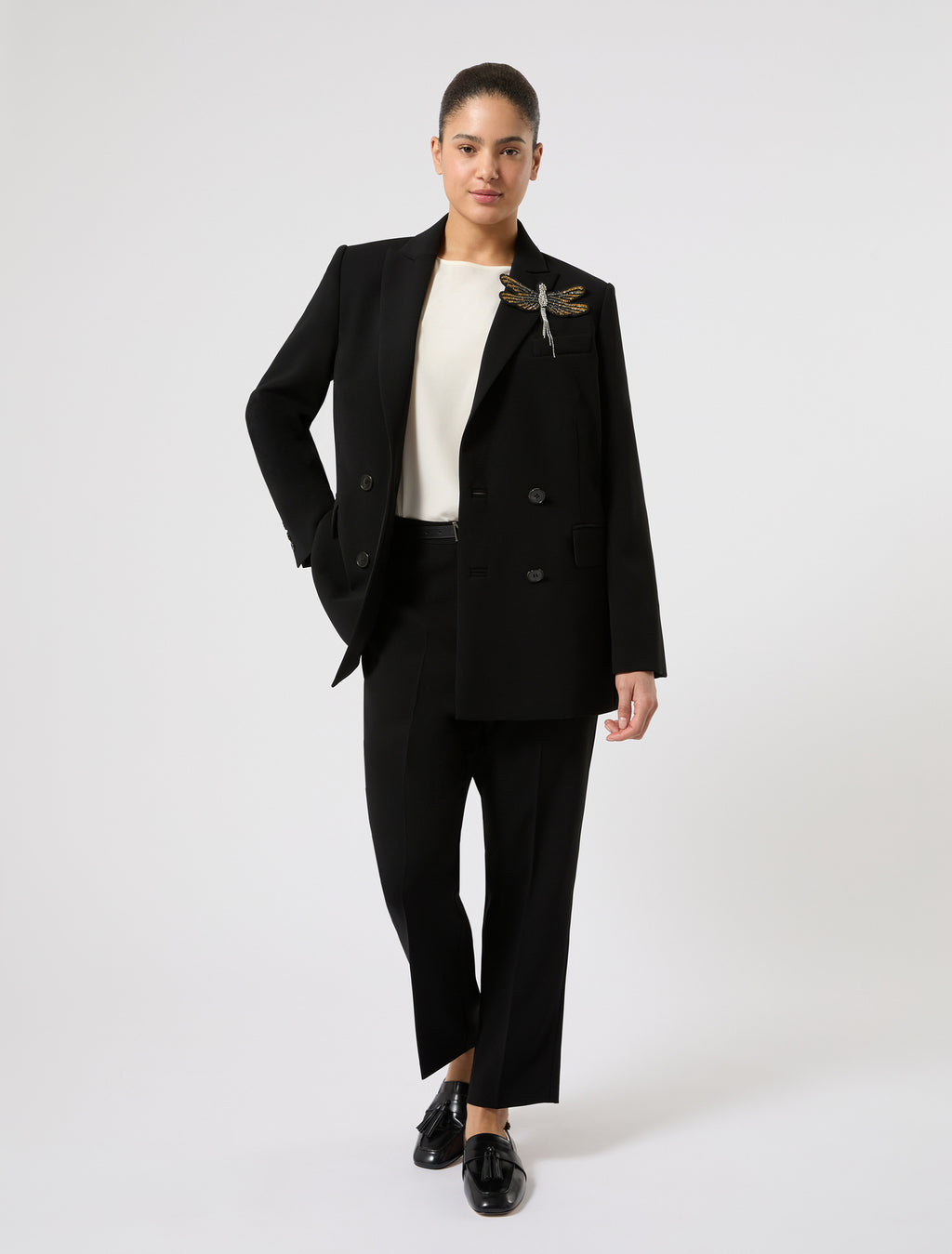 marina rinaldi dragonfly brooch pin for woman