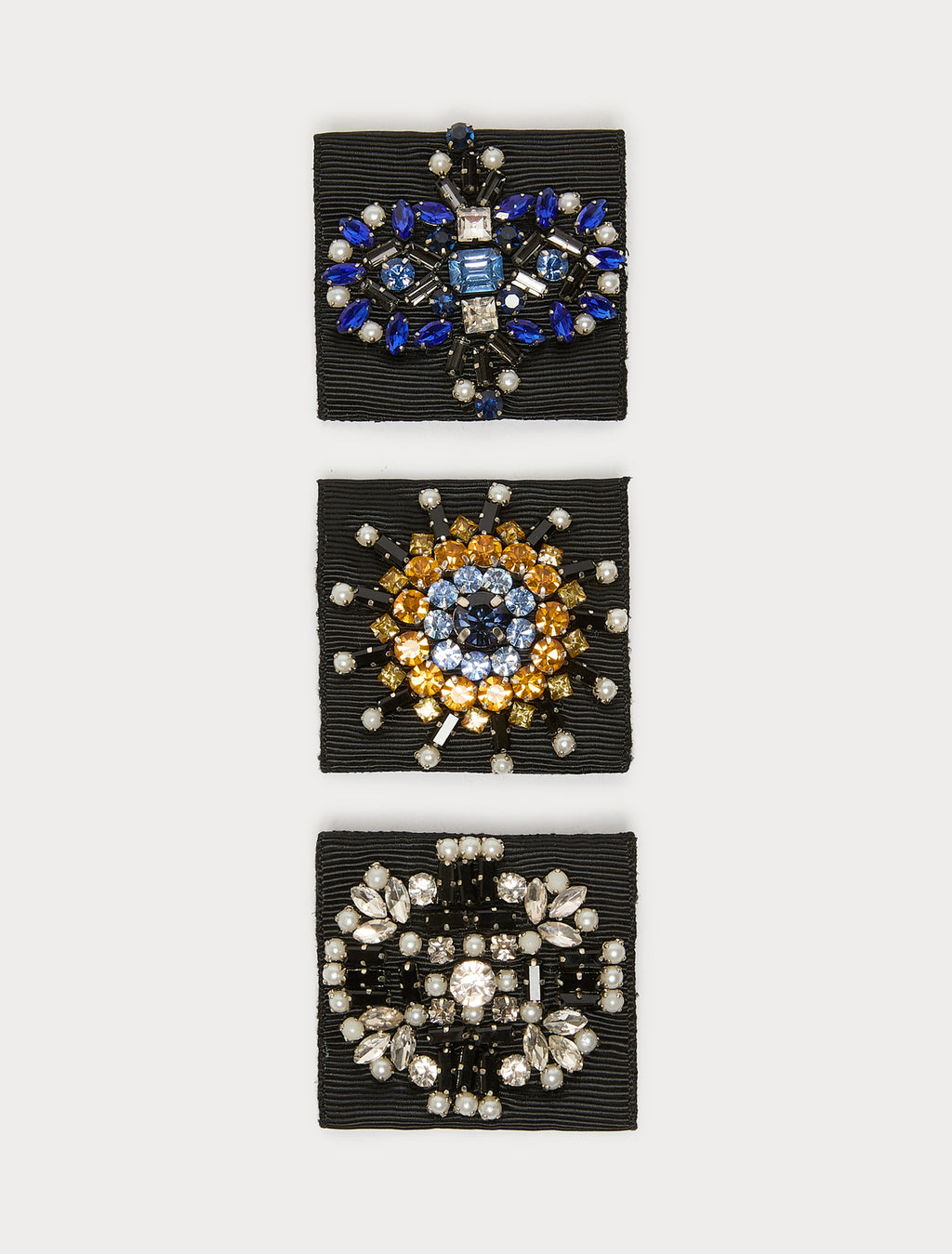 Marina Rinaldi rhinestone brooch set for woman
