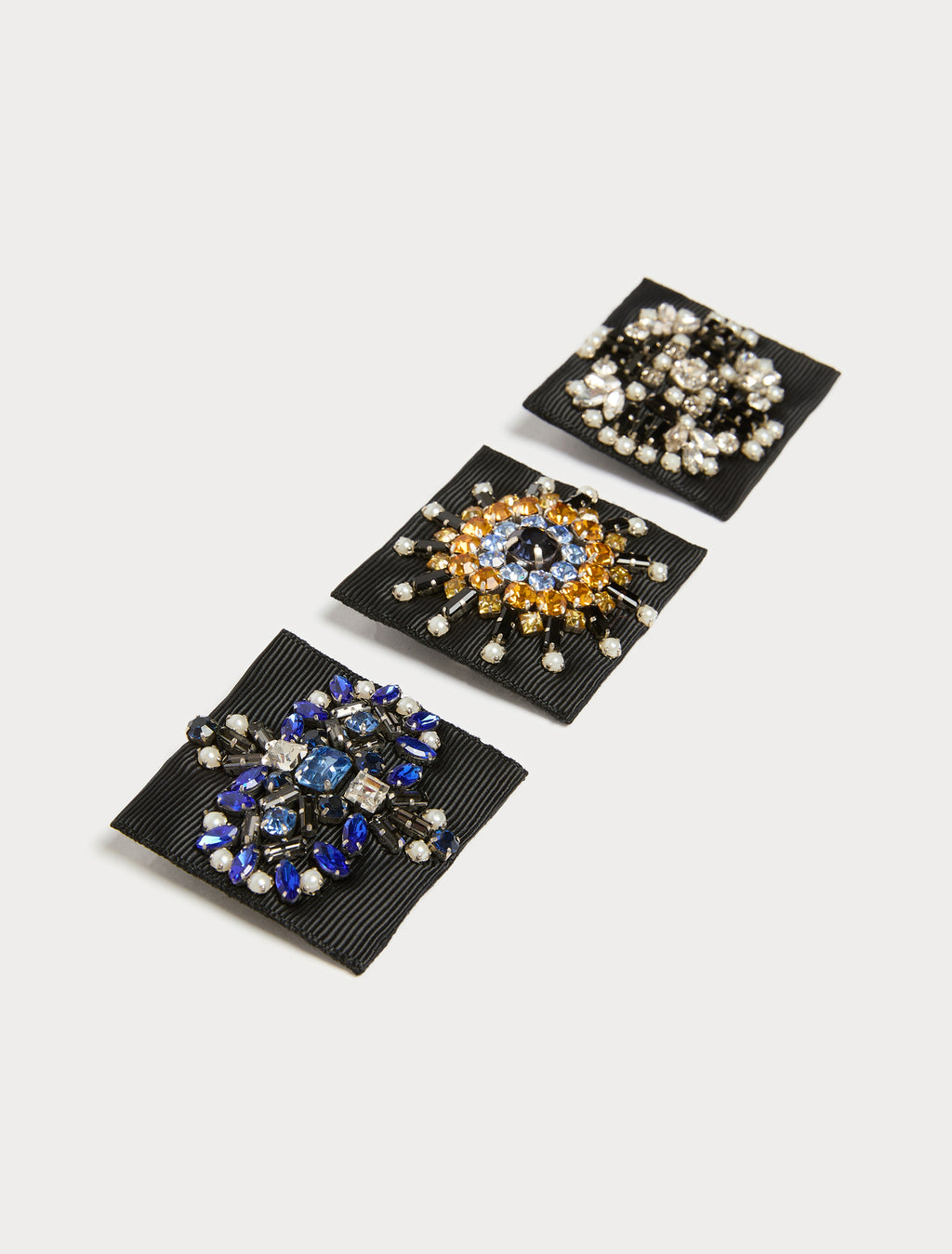 Marina Rinaldi rhinestone brooch set for woman