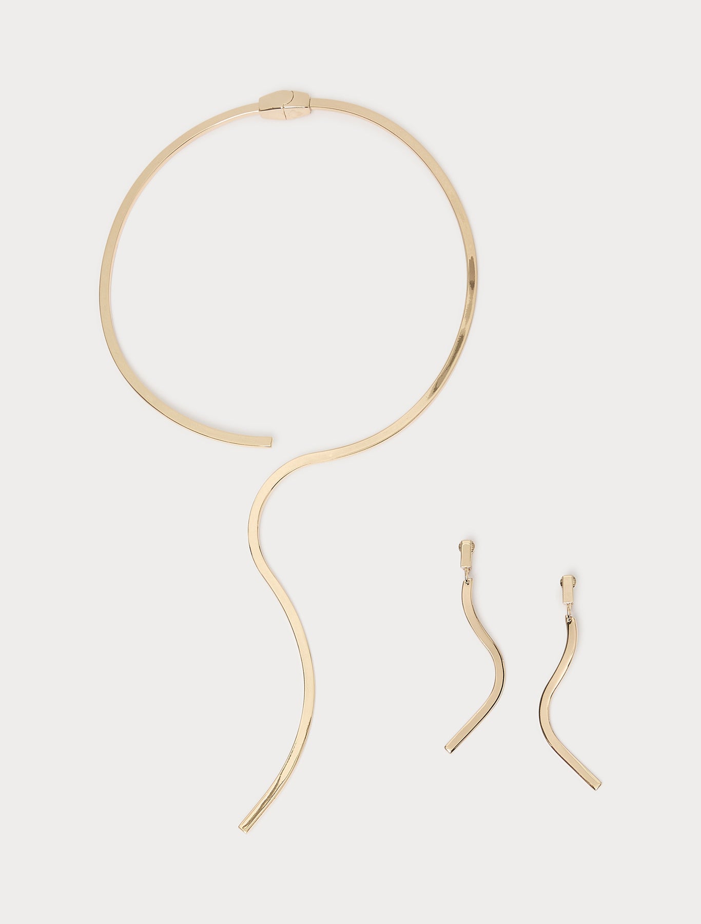 Marina Rinaldi wave necklace and earrings for woman