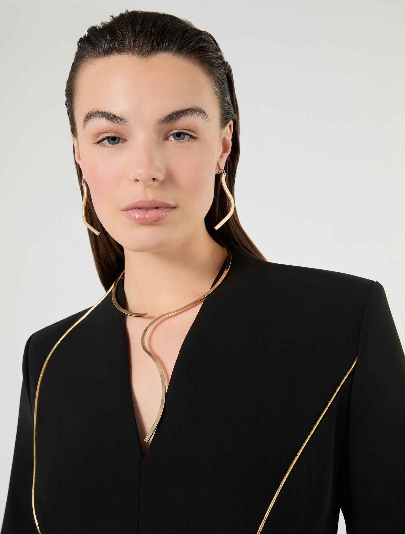 Marina Rinaldi wave necklace and earrings for woman