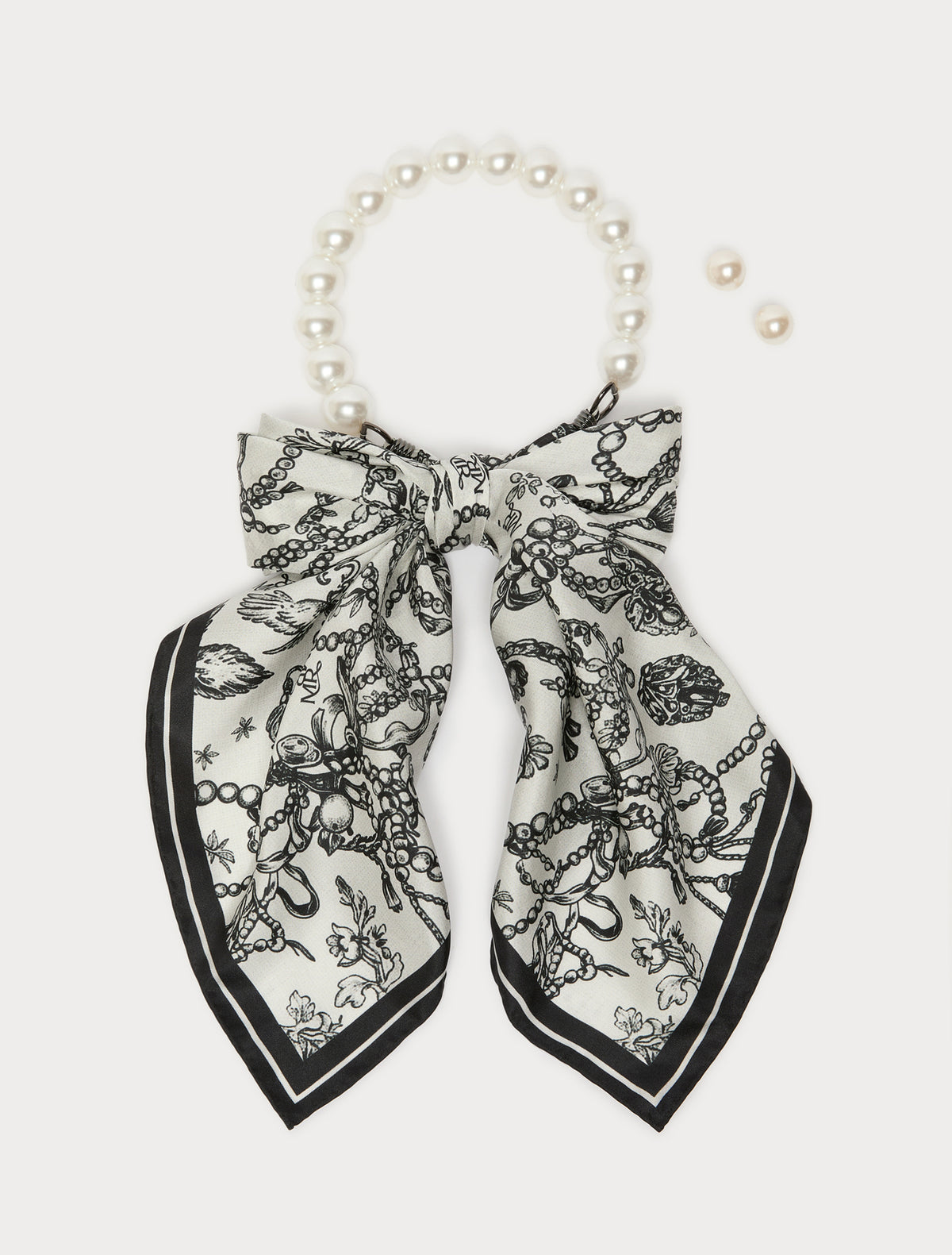 Marina Rinaldi choker, earrings and printed scarf for woman