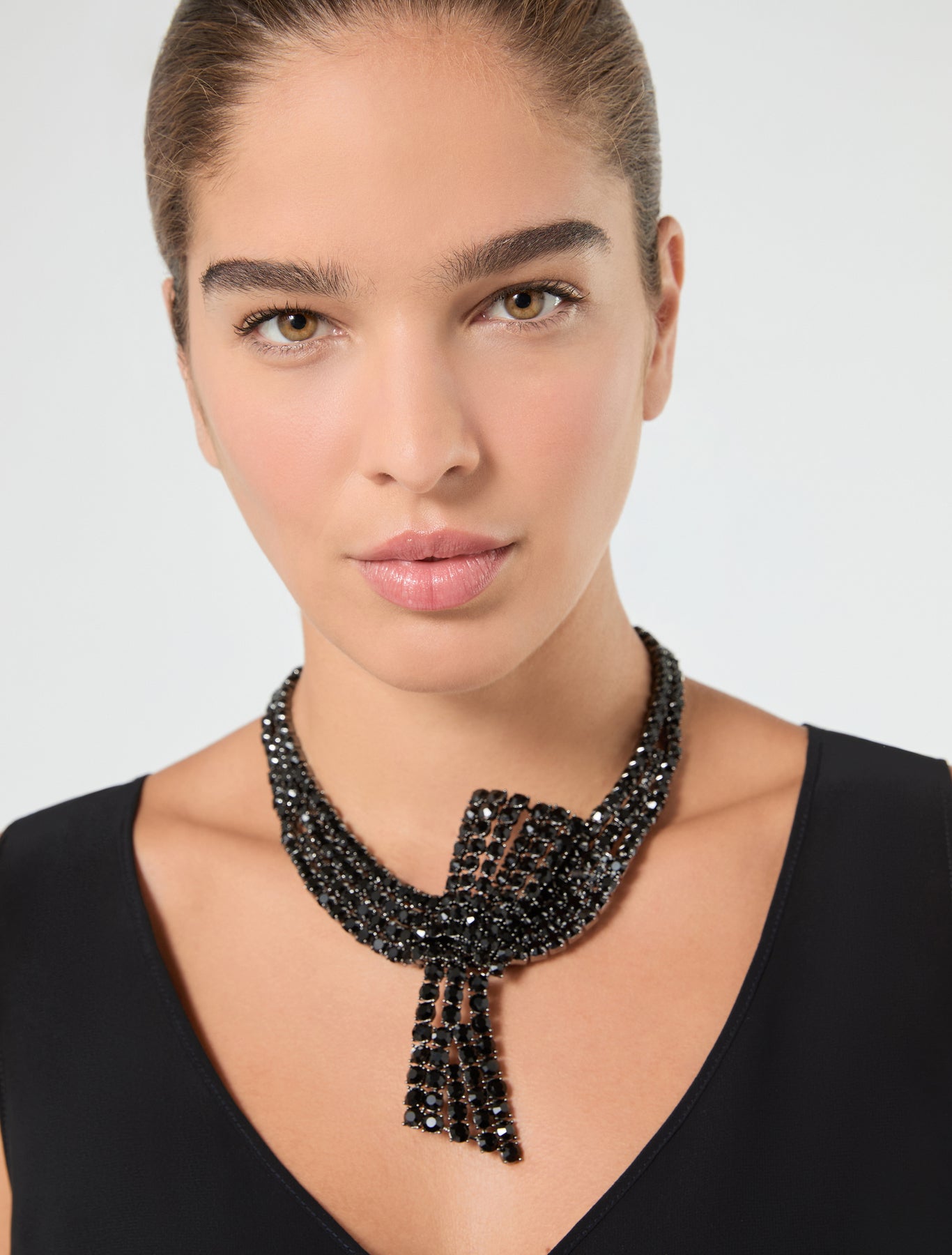 Marina Rinaldi rhinestone choker for woman