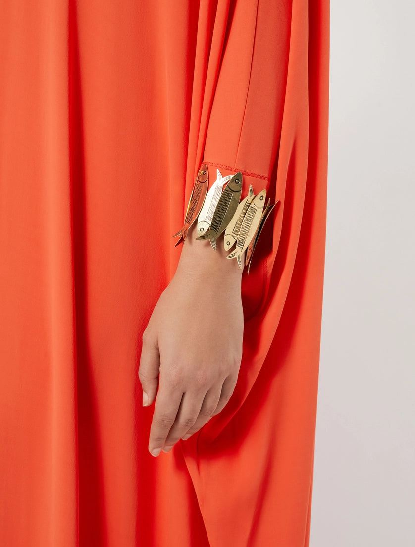 Metal fish bracelet