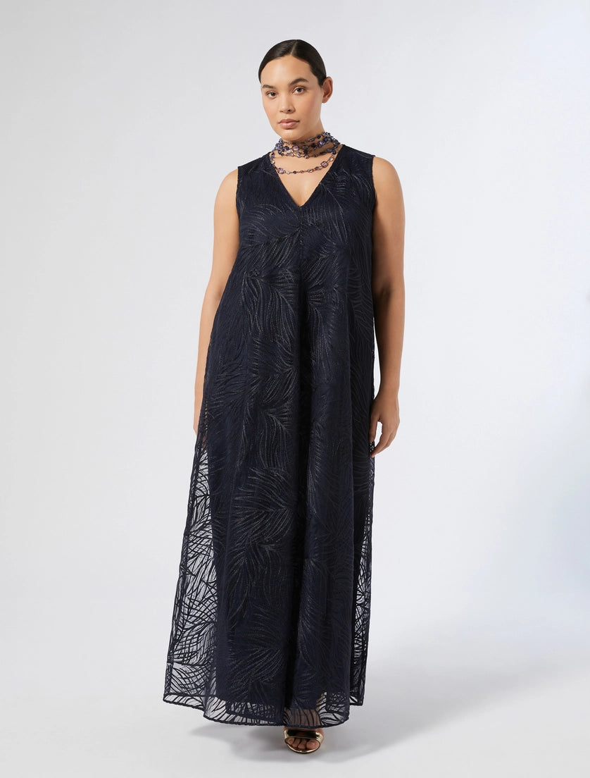 Crystal-adorned necklace