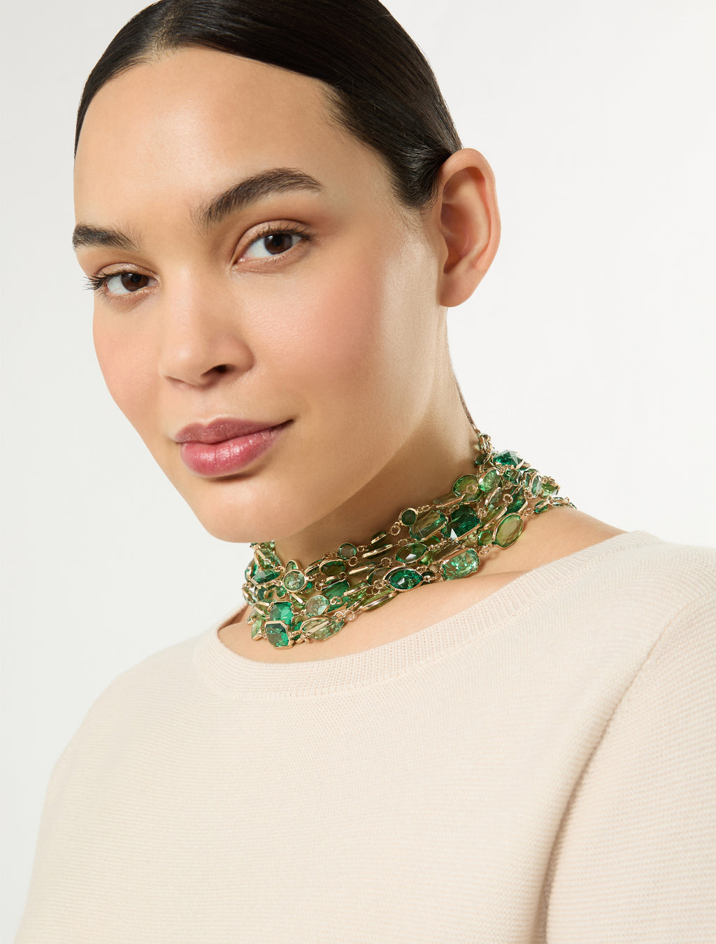 Marina Rinaldi crystal-adorned necklace for woman