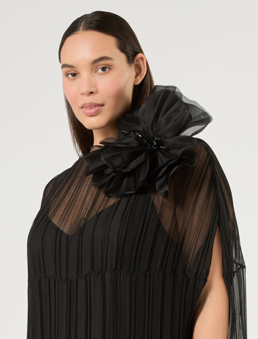 Silk organza brooch