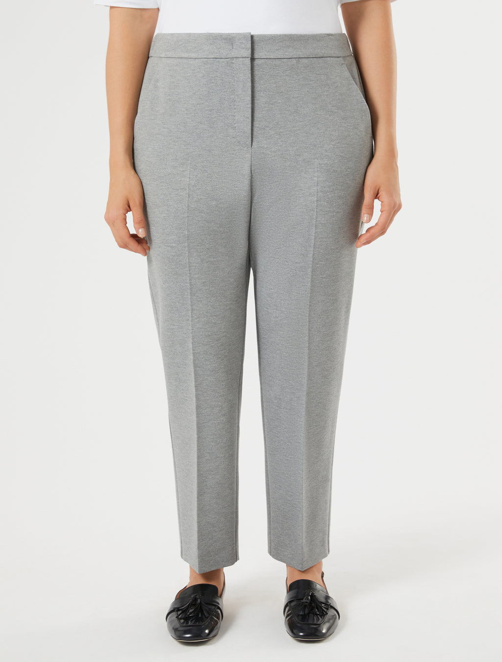 marina rinaldi jersey trousers for woman