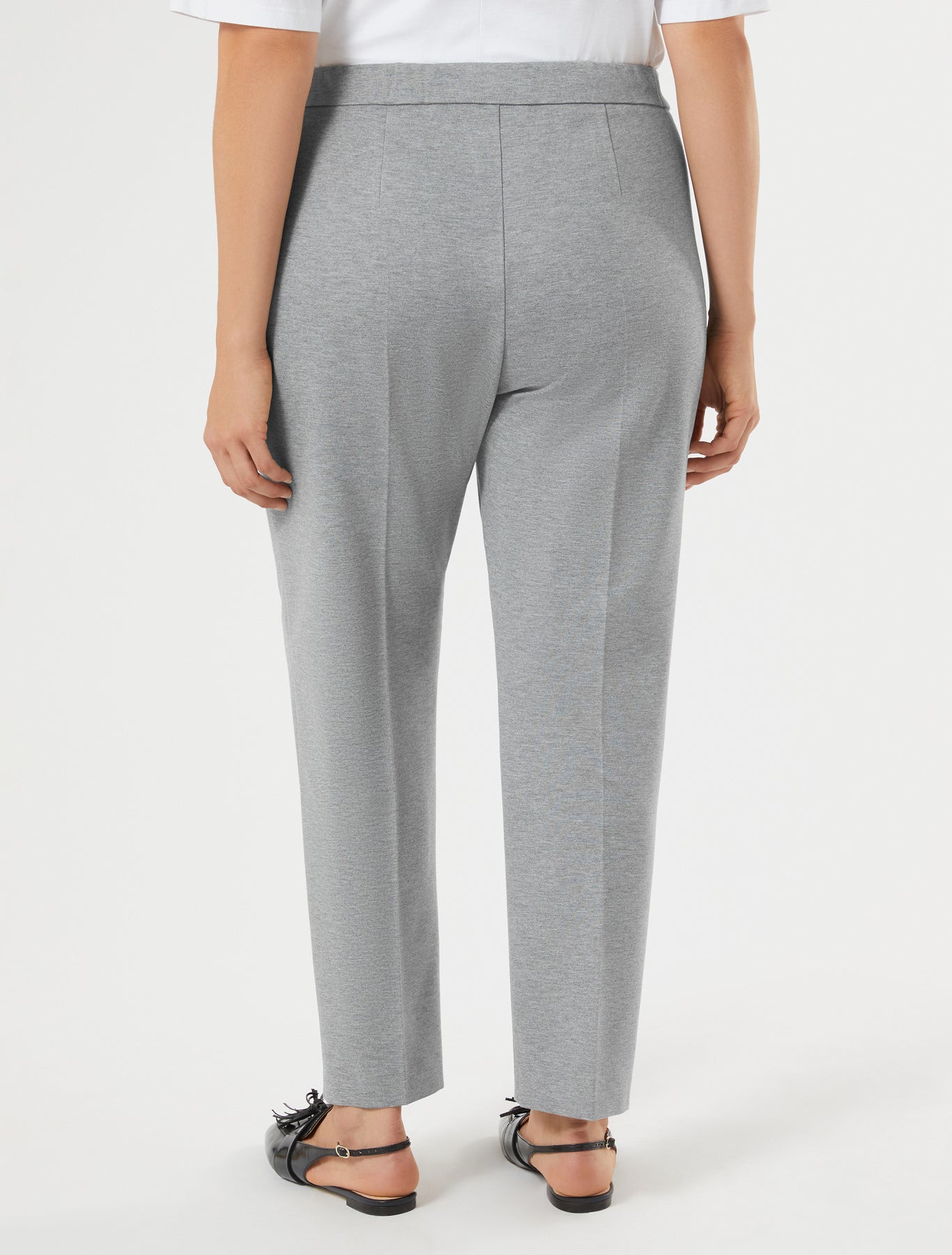 marina rinaldi jersey trousers for woman