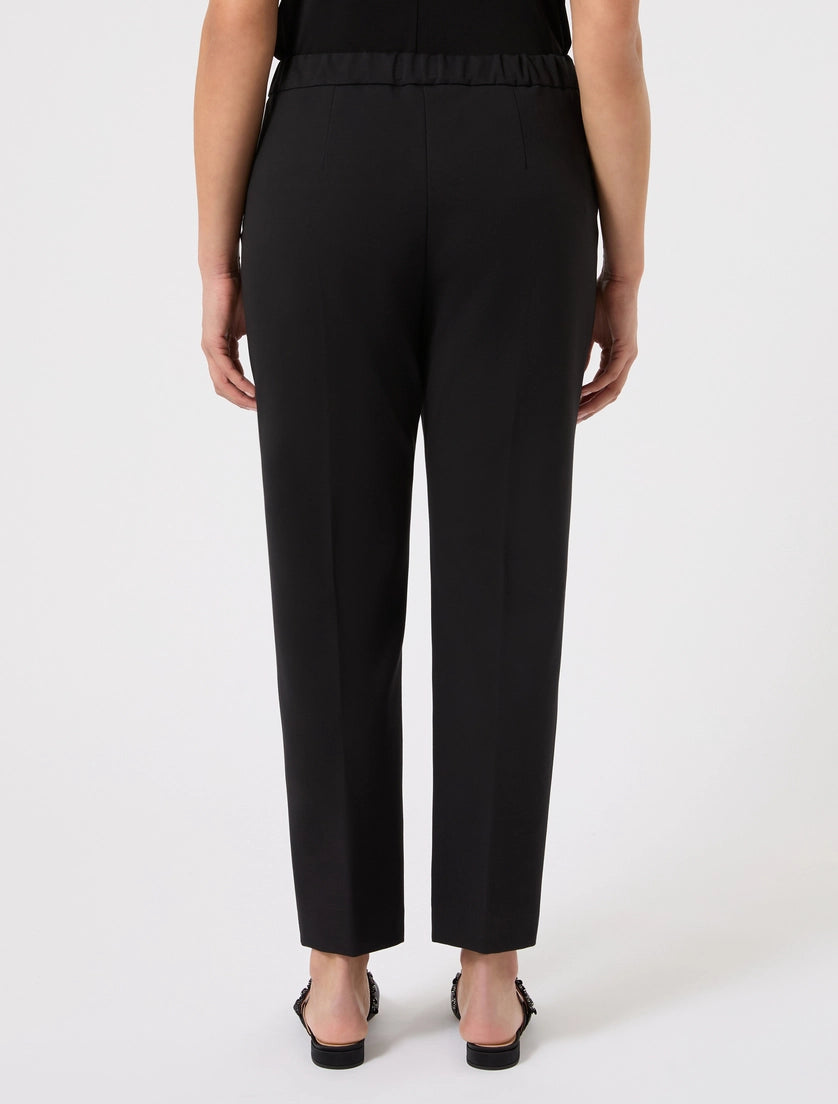 marina rinaldi jersey trousers for woman