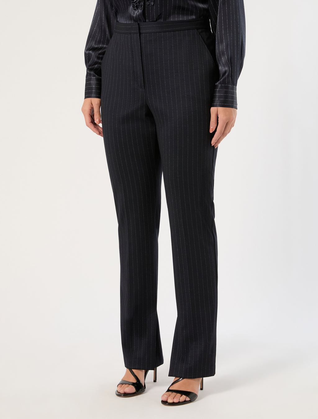 Marina Rinaldi jacquard jersey trousers for woman