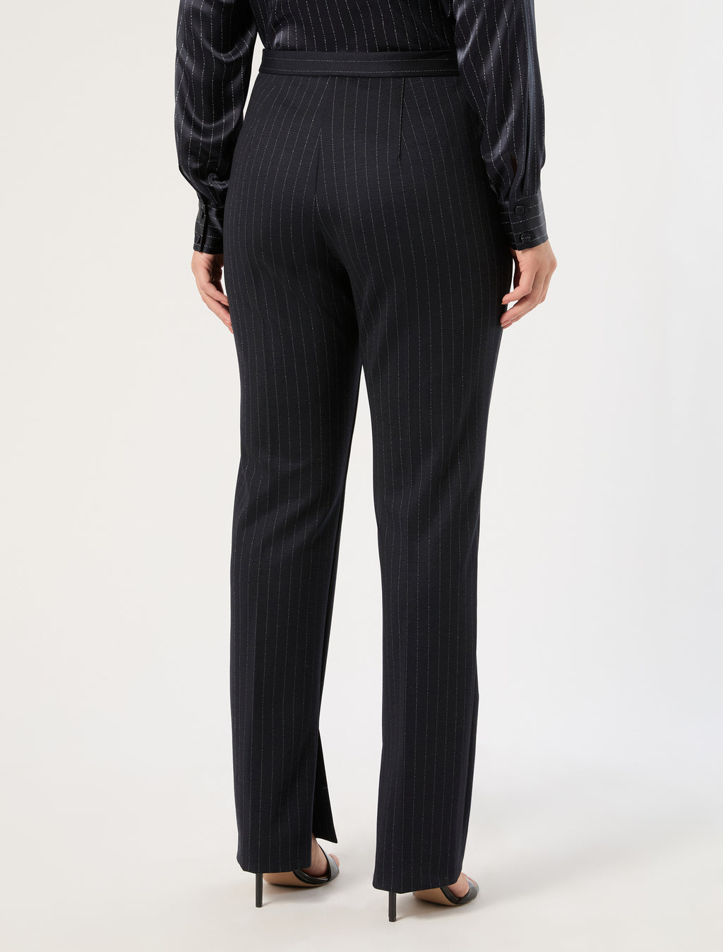 Marina Rinaldi jacquard jersey trousers for woman