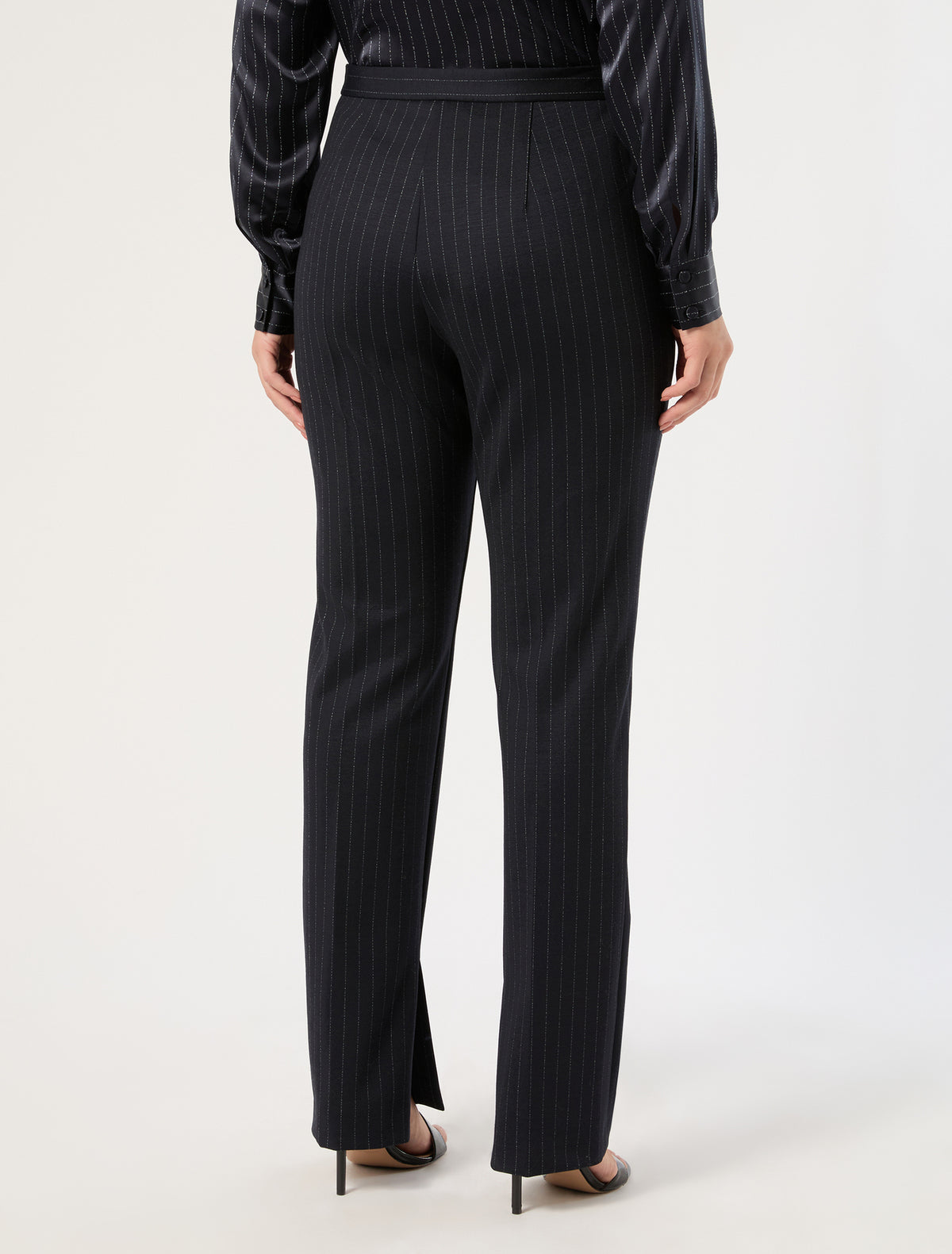 Marina Rinaldi jacquard jersey trousers for woman